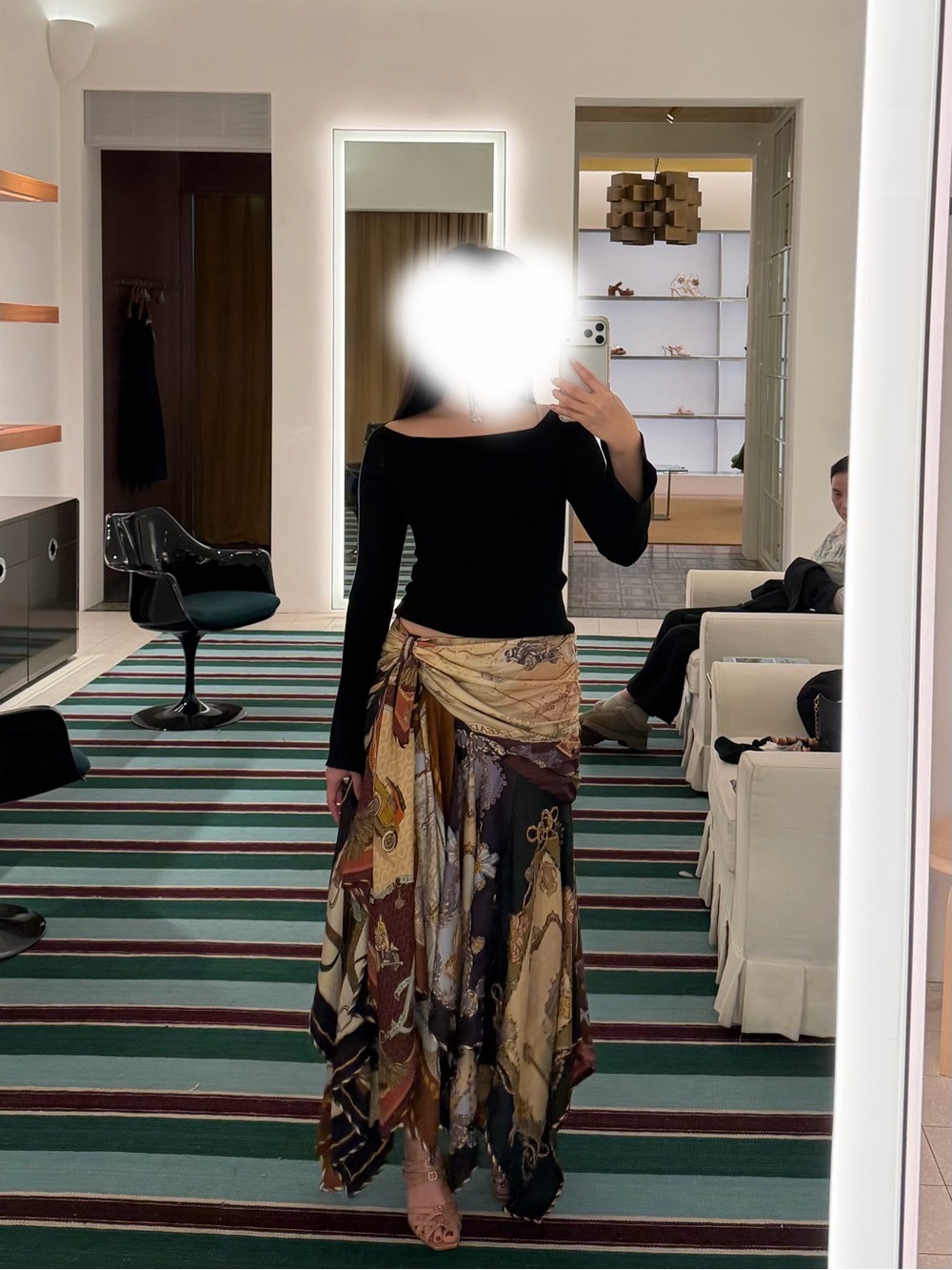 Zimmermann VALIANT DRAPED SCARF SKIRT - Picture 5 of 5